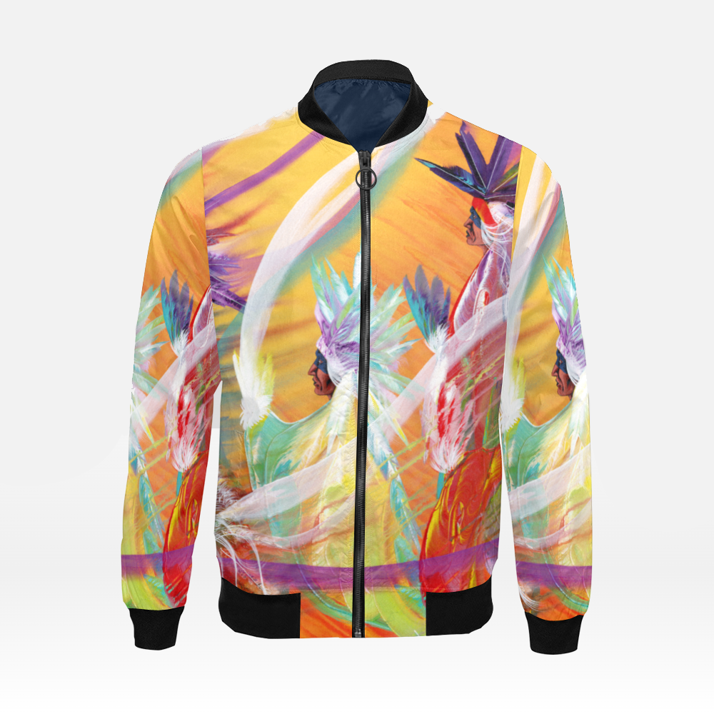 Rainbow Dance bomber jacket