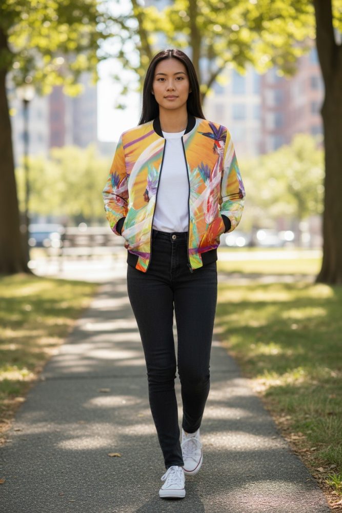 Rainbow Dance bomber jacket - Image 2