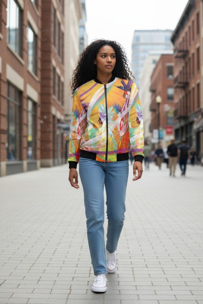 Rainbow Dance bomber jacket - Image 7